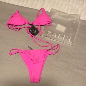ZAFUL HOT PINK BIKINI SIZE 4